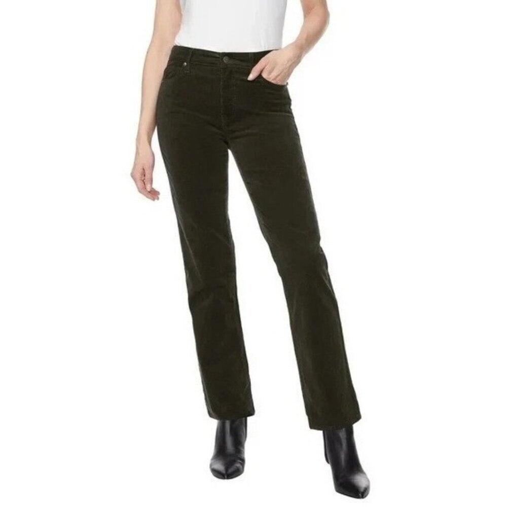 Buffalo David Bitton Nyla Women's 8/29 Straight Leg Stretch Corduroy Pants M0858